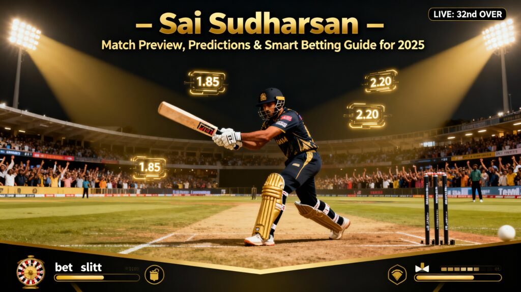 Sai Sudharsan: Rising IPL Star & What His Form Means for Cricket Bettors in 2025