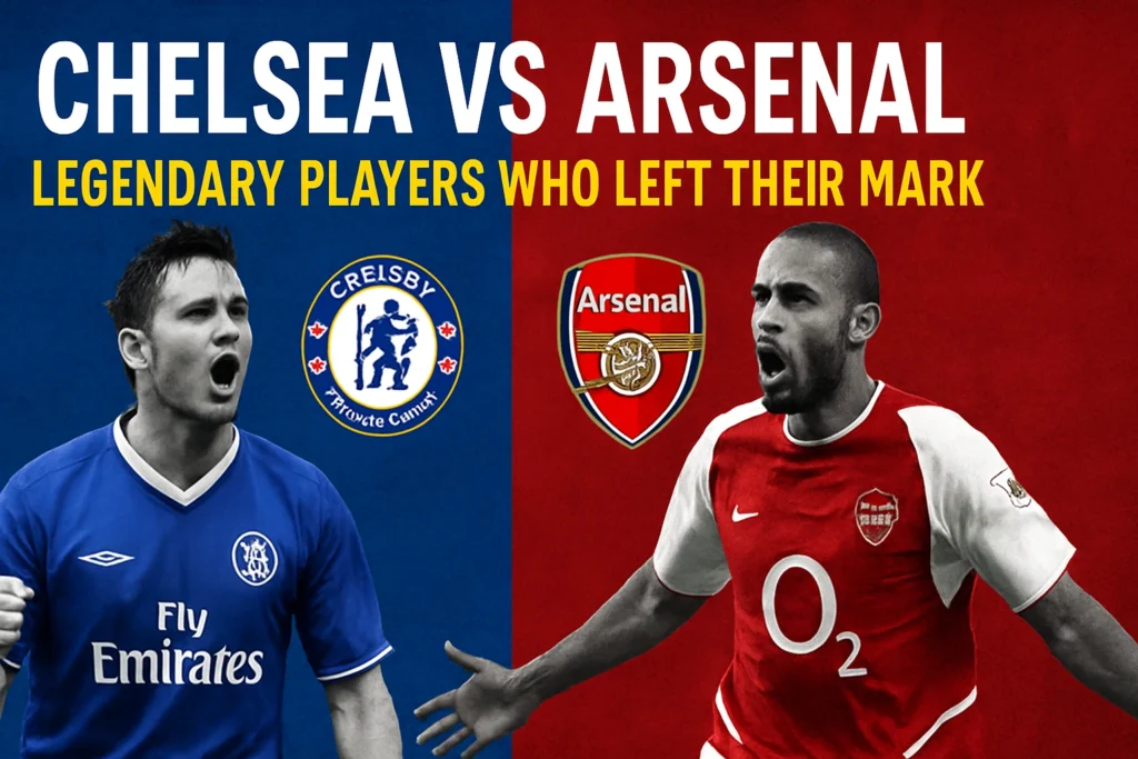 Chelsea vs Arsenal: Legendary Players Who Left Their Mark