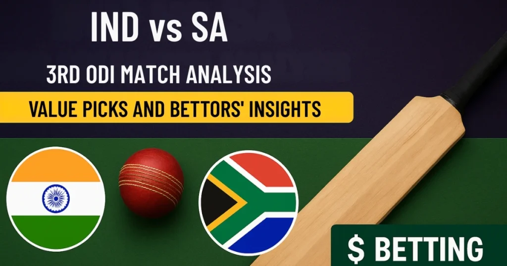 Ind vs SA 3rd ODI Match Analysis Shocks Bettors With These Expert Value Picks