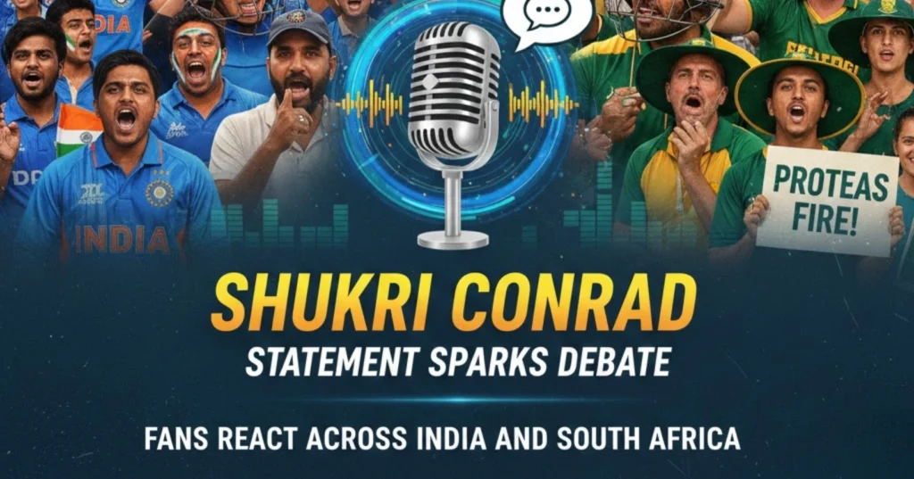 Shukri Conrad Statement Sparks Debate: Fans React Across India and South Africa