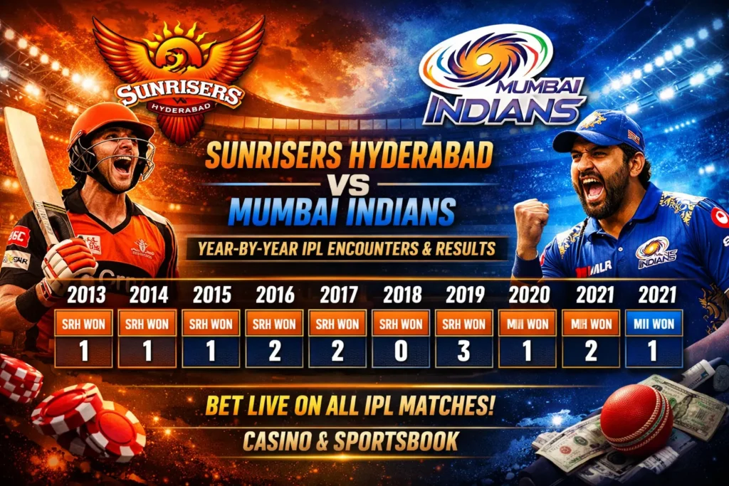 Sunrisers Hyderabad vs Mumbai Indians Timeline: Year-by-Year IPL Encounters and Results