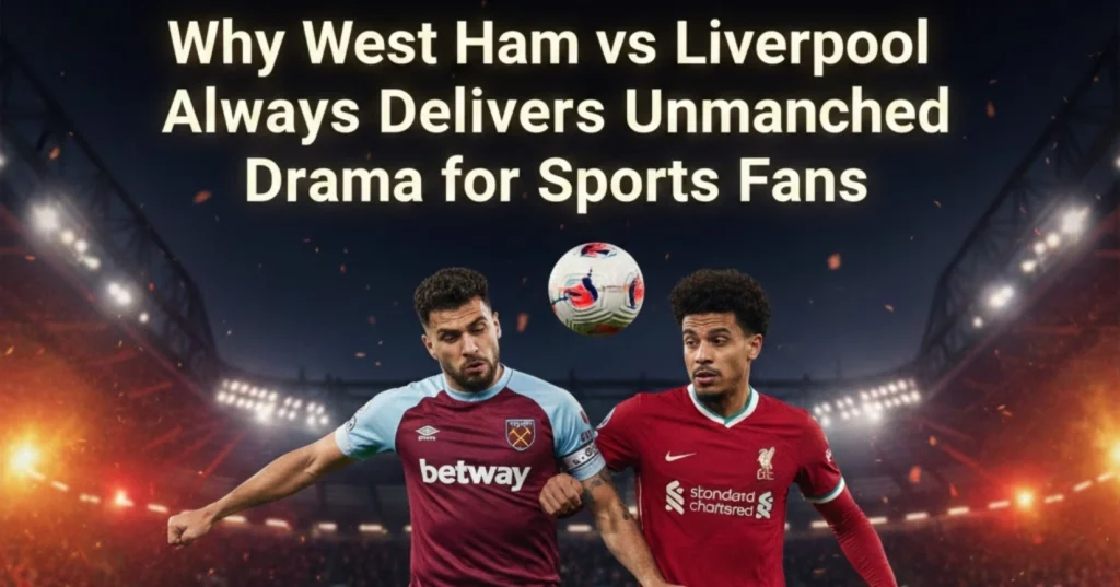 Why West Ham vs Liverpool Always Delivers Unmatched Drama for Sports Fans
