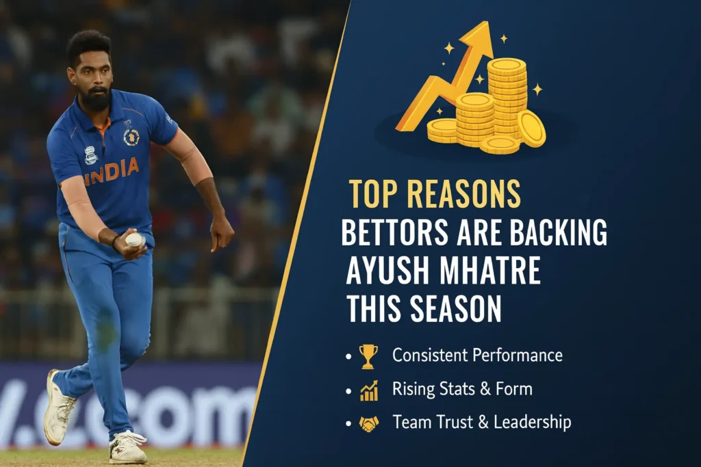 Top Reasons Bettors Are Backing Ayush Mhatre This Season