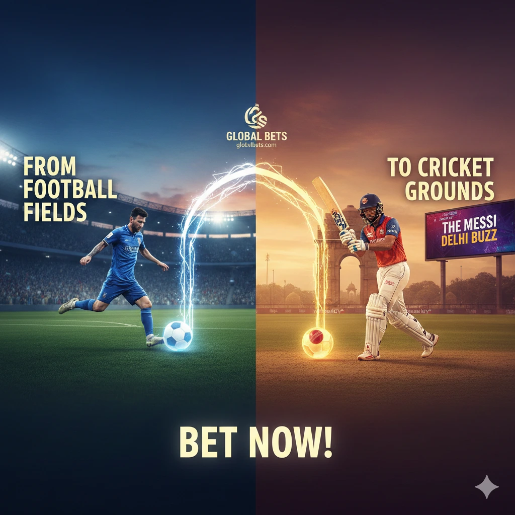 From Football Fields to Cricket Grounds: The Messi Delhi Buzz