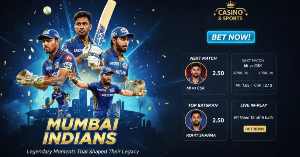 Mumbai Indians: Legendary Moments That Shaped Their Legacy