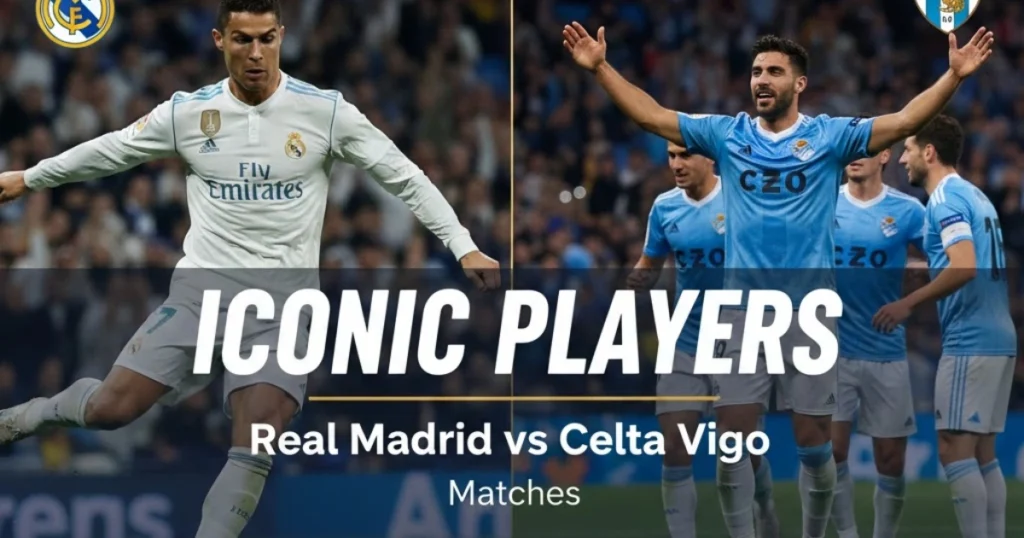 Iconic Players Who Shined in Real Madrid vs Celta Vigo Matches